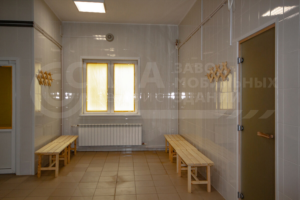 Баня с двумя отделениями на 15 мест . Вахтовый жилой комплекс в г. Усть-Кут для ООО «Иркутская Нефтяная компания»